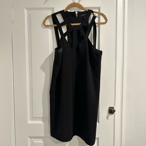 Black mini cocktail dress